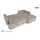 WFL GROUP Ecksofa Chenille 4-Sitzer Beige