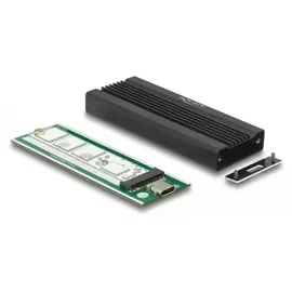 DeLock Externes Gehäuse M.2 NVMe PCIe SSD USB 10 Gbps (USB 3.1) USB Type-CTM Bu. (Externes Laufwerksgehäuse)