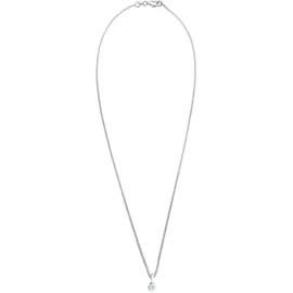 Elli DIAMONDS Halskette Kreis Rund Diamant (0,03 ct.) Silber