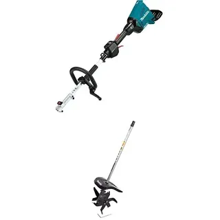 Makita DUX60Z Akku-Multifunkt-Antrieb 2x18V (ohne Akku, ohne Ladegerät) + Kultivatoraufsatz KR401MP
