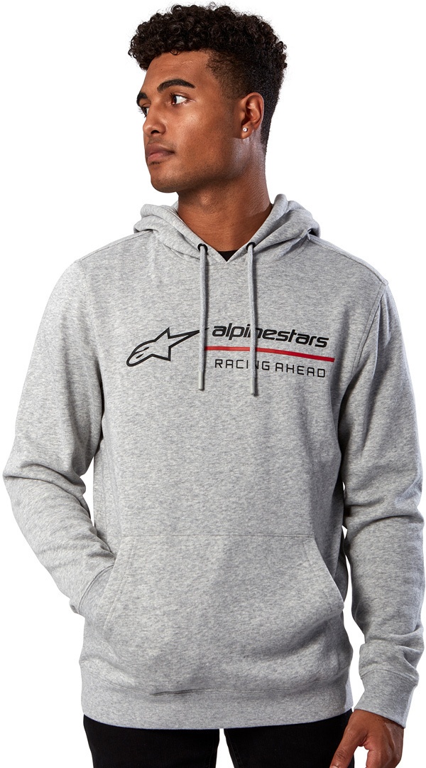 Alpinestars Linear Race Hoodie, grijs, M Voorman