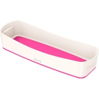 Aufbewahrungsbox 0,6 l perlweiß/pink 30,7 x 10,5 x 5,5 cm