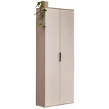 Composad Pronto Aktenschrank 69 x 35 x 202 cm Braun