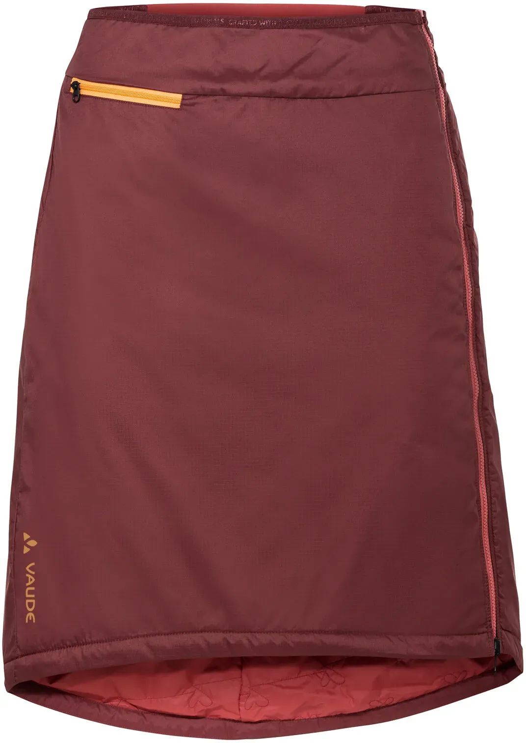 Vaude Damen Neyland Padded Skirt, 42 - dark cherry