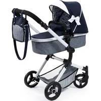 Bayer Kombi-Puppenwagen Vario blau