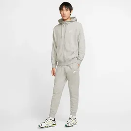 Nike Sportswear Club French Terry Kapuzenjacke dark grey heather/matte silver M