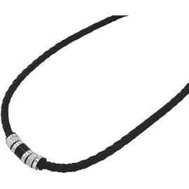 Tom Tailor Kette mit Anhänger Edelstahl Schwarz