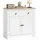 Homcom Sideboard 78,5 x 80 x 35 cm Weiß
