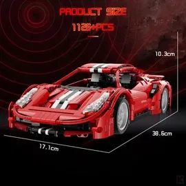 CADA Red Devil Super Sport Car Bausatz 128-tlg. C61049W