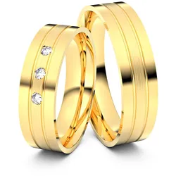 Trauringe Coburg 333er Gelbgold - 8912