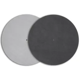 Pro-Ject Leather it, Plattentellerauflage aus Leder (Grau)