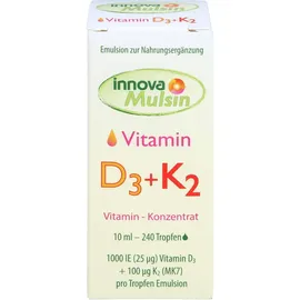 INNOVAVITAL GMBH innovamulsin Vitamin D3+K2 Emulsion 10 ml