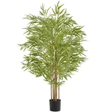 Tectake Künstlicher Bambusbaum Bambosa, realistische Textur - 150 cm,