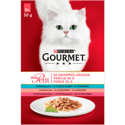 GOURMET mon Petit Katzenfutter - MIX Fish 6x50g (Rabatt für Stammkunden 3%)