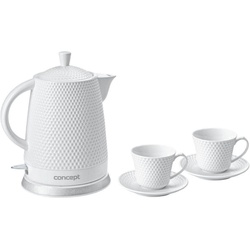 Concept Ceramic kettle RK0040, Wasserkocher, Weiss