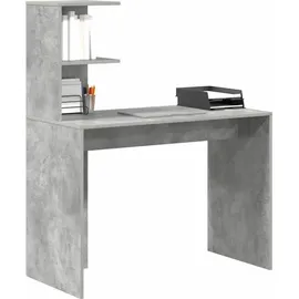 vidaXL Schreibtisch Beton Grau 102 x 50 x 124 cm Holzwerkstoff