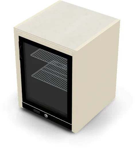 Brabura CT 60 Kühlschrankmodul - Iron Frost / Perle Blanche