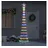 vidaXL LED-Weihnachtsbaum 70 x 70 x 250 cm Mehrfarbig