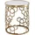 KADIMA DESIGN Beistelltisch Weiß Marmor 46 x 46 x 55 cm