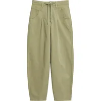 s.Oliver Ankle-Hose mit Barrel Leg und Garment Dye Grün 46
