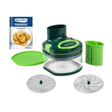 Genius Nicer Dicer Pegasus Set 10-teilig grün, Küchenreibe, Grün