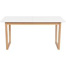 miliboo Laho 160 x 75 x 90 cm Eiche weiß