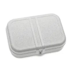 Koziol Lunchbox mit Trennsteg PASCAL L, spülmaschinengeeignet 3152670 , Farbe: grau