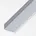1000 mm 23 5 x 43 5 mm Aluminium grau