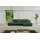 altdecor Ecksofa Cord mit Schlaffunktion 3-Sitzer Grün
