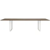 Muuto Tisch, 295 x 108 cm, eiche massiv geräuchert / weiß