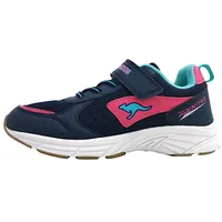 KangaROOS K-NI Chino EV Hallenturnschuh, dk Navy/Daisy pink, 35