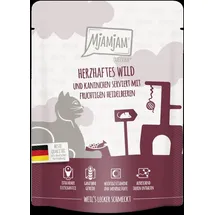 MjAMjAM Quetschie Wild & Kaninchen mit Heidelbeeren 24 x 300 g