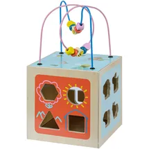 Teamson Kids Vorschulspiellabor 4-in-1-Aktivitätsstation Aus Holz Mehrfarben PS-T0006