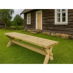 Holzbank RETRO 177x37x42