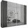 STAUD Schwebetürenschrank Sonett 220 270 x 240 x 68 cm Grau