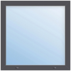 Meeth Wohnraumfenster »77/3 MD«, Gesamtbreite x Gesamthöhe: 115 x 105 cm, Festelement - schwarz
