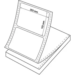 Epson PP Matte Label Premium (Inkjetfolie) – 7113416 203 mm x 152 mm / weiß / permanent / kernlos mm Kern / gestanzt 7113416