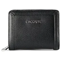 Lacoste Geldbörse Compact Zip Wallet Damen Portemonnaie schwarz