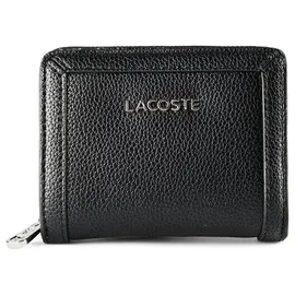 Lacoste Geldbörse Compact Zip Wallet Damen Portemonnaie schwarz