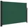 vidaXL Seitenmarkise 140 x 300 cm Dunkelgrün Polyester