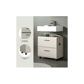 xonox.home Waschbeckenunterschrank – beige – Maße (cm): B: 60 H: 58