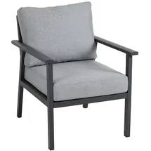 Brafab Samvaro Gartensessel 69 x 69 x 92 cm grau