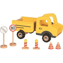 GoKi Baustellenfahrzeug mit Verkehrsschildern (55894)