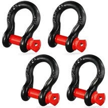 Vevor D-ring-Schäkel 1/2 Zoll 4 Stück