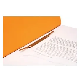 Falken Ösenhefter Karton orange DIN A4, halber Deckel, 50 St.