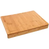 5five simply smart Simply Smart Schneidebrett 34,5 x 45 cm Braun