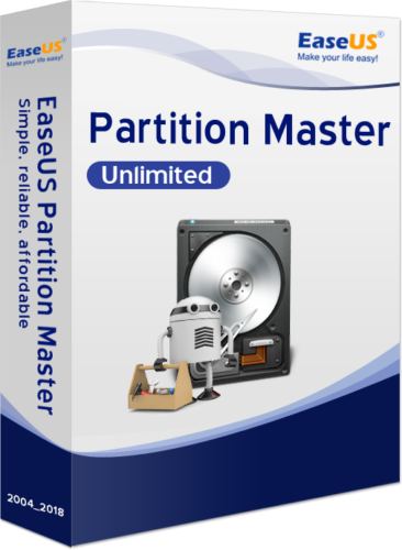 EaseUS Partition Master Unlimited 18