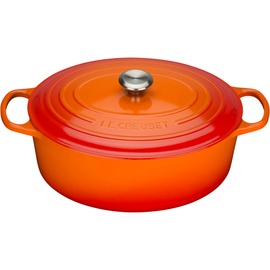 Le Creuset Signature Bräter 35 cm oval ofenrot