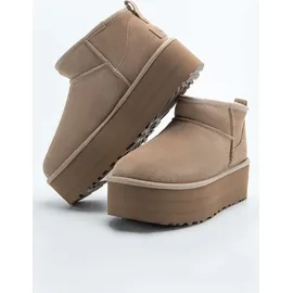 UGG Australia UGG Classic Ultra Mini Platform für Damen. Beige 40