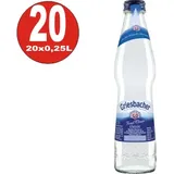 20 x Griesbacher Mineralwasser 0,25L First Class Glas Flasche in ...